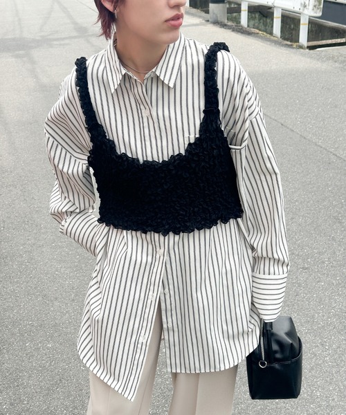 シアーシャーリングビスチェ（ベスト）｜select MOCA（セレクトモカ