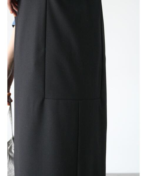 Lugnoncure（ルノンキュール）の「サイドスリットジャンパースカート（ワンピース・レディース・ブラック/ベージュ・F）」の13枚目の写真