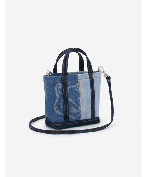Maison Kitsune（メゾンキツネ）の「FOX HEAD MINI DENIM TOTE