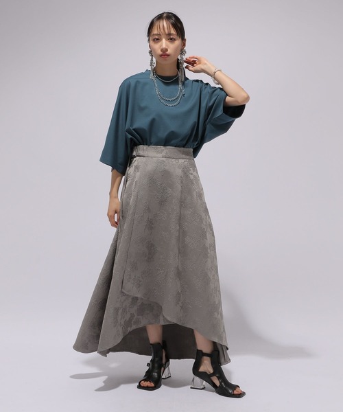 HARE（ハレ）の「ポンチドルマンカットソー(HARE)（Tシャツ/カットソー・レディース・ブラック/ホワイト/ブルー・FREE）」の7枚目の写真