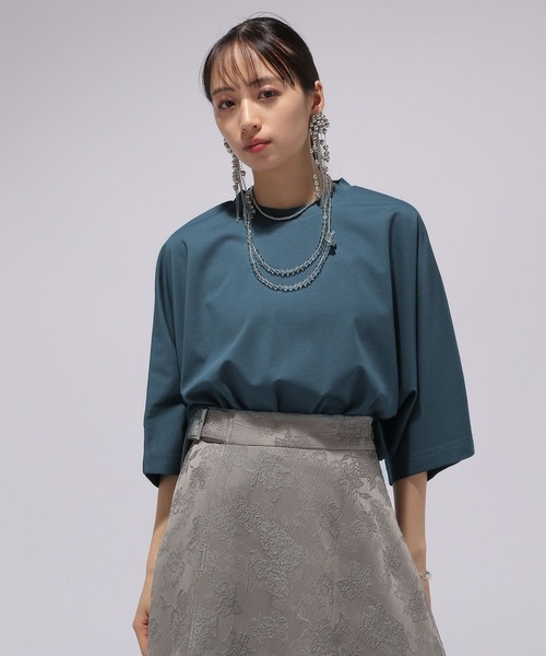 HARE（ハレ）の「ポンチドルマンカットソー(HARE)（Tシャツ/カットソー・レディース・ブラック/ホワイト/ブルー・FREE）」の15枚目の写真