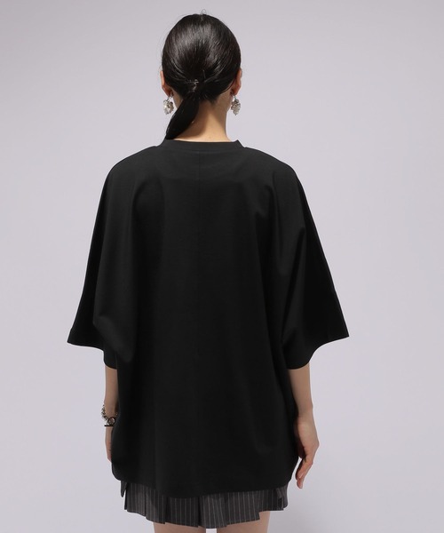 HARE（ハレ）の「ポンチドルマンカットソー(HARE)（Tシャツ/カットソー・レディース・ブラック/ホワイト/ブルー・FREE）」の18枚目の写真