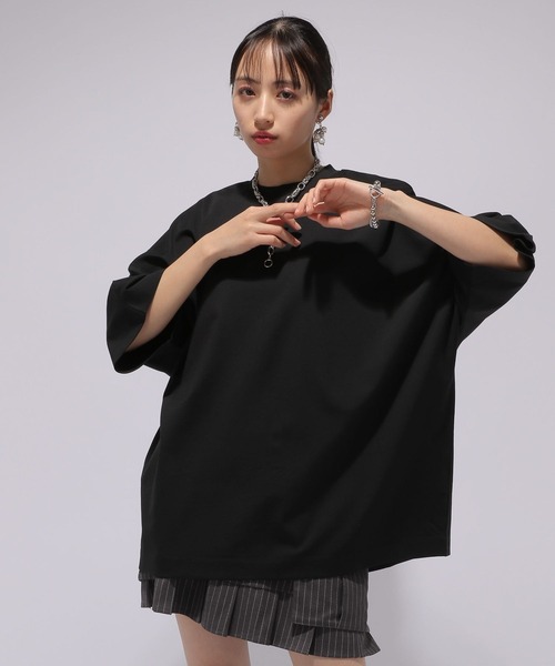 HARE（ハレ）の「ポンチドルマンカットソー(HARE)（Tシャツ/カットソー・レディース・ブラック/ホワイト/ブルー・FREE）」の11枚目の写真