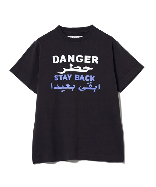 NECESSARY or UNNECESSARY(ネセサリーオアアンネセサリー)の「NECESSARY or UNNECESSARY / DANGER プリントTシャツ(Tシャツ/カットソー・メンズ・ブラック/ホワイト・LARGE/MEDIUM)」の10枚目の写真