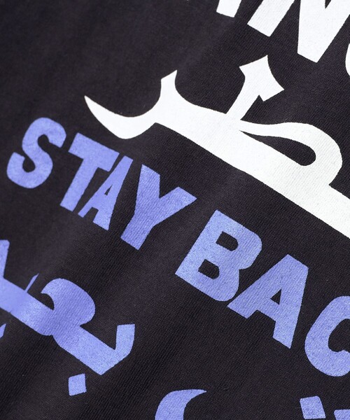 NECESSARY or UNNECESSARY(ネセサリーオアアンネセサリー)の「NECESSARY or UNNECESSARY / DANGER プリントTシャツ(Tシャツ/カットソー・メンズ・ブラック/ホワイト・LARGE/MEDIUM)」の5枚目の写真