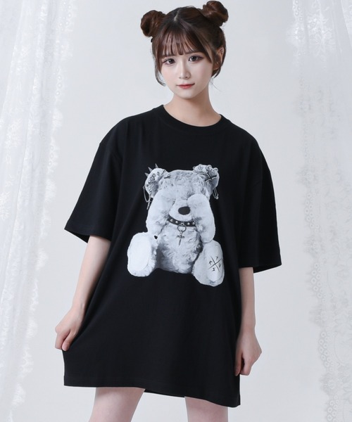 トラバストーキョー ビッグ Tシャツ クマ ベア TRAVAS TOKYO【トラバストーキョー】 