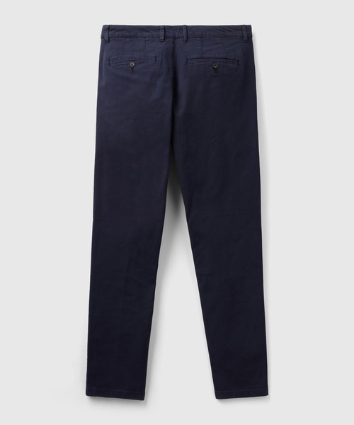 BENETTON (UNITED COLORS OF BENETTON)（ベネトンユナイテッドカラーズオブベネトン）の「コットンスリムフィットチノパンツ（チノパンツ・メンズ・ネイビー・50/42/44/46）」の5枚目の写真