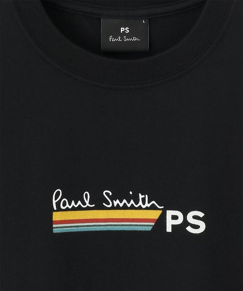 Paul Smith ストライプ　デザインカットソー　メンズサイズ L PS Paul Smith（ピーエスポールスミス）の「PSストライプ 半袖Tシャツ