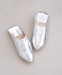 collex | 【Fatima Morocco】ポインテッドトゥバブーシュ(ルームシューズ/スリッパ)