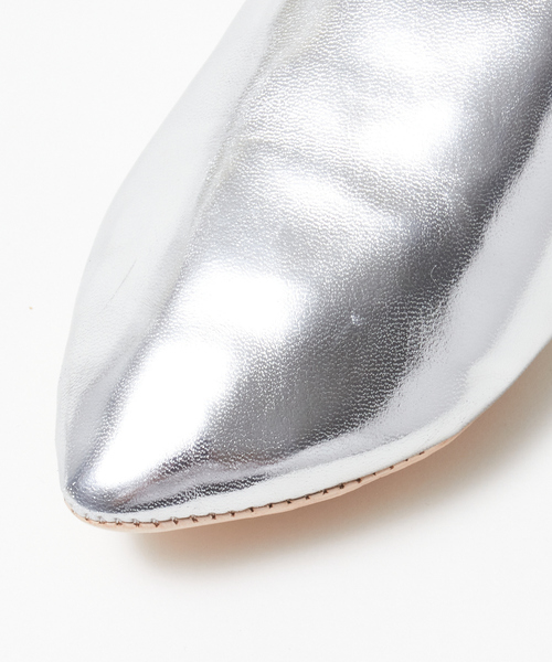 collex(コレックス)の「【Fatima Morocco】ポインテッドトゥバブーシュ(ルームシューズ/スリッパ・レディース・シルバー/ゴールド・フリー)」の10枚目の写真