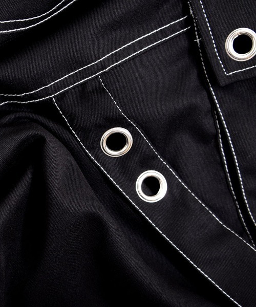 SILVER BULLET(シルバーバレット)の「『SILVER BULLET SELECT AP/シルバーバレットセレクト』EYELET付き2WAYカーゴパンツ(カーゴパンツ・メンズ・ブラック/ブラック×ホワイト・M/L)」の22枚目の写真