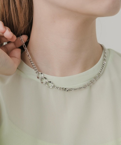 SMELLY（スメリー）の「コンビチェーン2WAYネックレス（ネックレス・レディース・シルバー・-）」の3枚目の写真