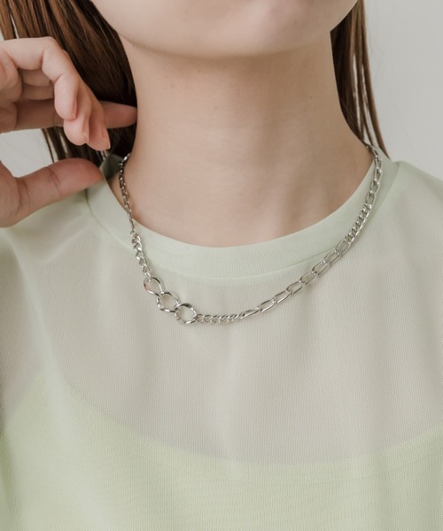 SMELLY（スメリー）の「コンビチェーン2WAYネックレス（ネックレス・レディース・シルバー・-）」の4枚目の写真