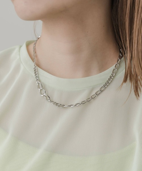 SMELLY（スメリー）の「コンビチェーン2WAYネックレス（ネックレス・レディース・シルバー・-）」の5枚目の写真