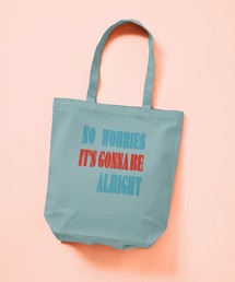 THE FINAL VIEW | 【THE FINAL VIEW】NO WORRIES logo print tote bag ロゴプリント キャンバスA4トートバッグ(トートバッグ)