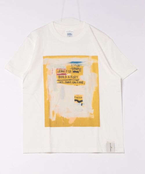 PARKS TOKYO SELECT（パークストウキョウセレクト）の「【JEAN-MICHEL BASQUIAT】 アートプリント Tシャツ（Tシャツ/カットソー・メンズ・ブルー系その他/ブルー/ホワイト/その他1/ホワイト系その他3/ホワイト系その他2/スミクロ/クリーム/グリーン/ホワイト系その他・X-LARGE/LARGE/MEDIUM）」の10枚目の写真