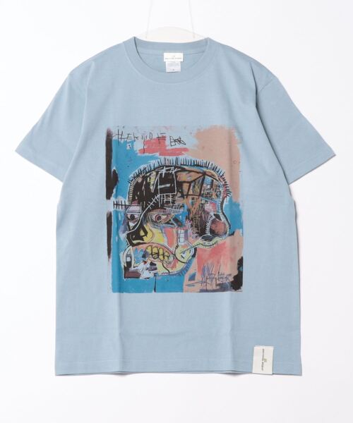 BASQUIAT アートプリント Tシャツ セール】【JEAN-MICHEL BASQUIAT】 アートプリント Tシャツ（T