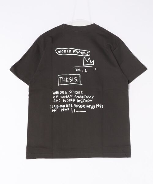 BASQUIAT アートプリント Tシャツ セール】【JEAN-MICHEL BASQUIAT】 アートプリント Tシャツ（T