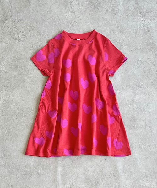 HOGAN RANCH WEAR(ホーガンランチウエア)の「ハンソデキャンディーペーパーワンピース(80~140cm)(ワンピース・キッズ・グリーン/レッド/パープル/チェック/ブラック/ライトブルー・100/130/120/80/140/110/95/90)」の6枚目の写真