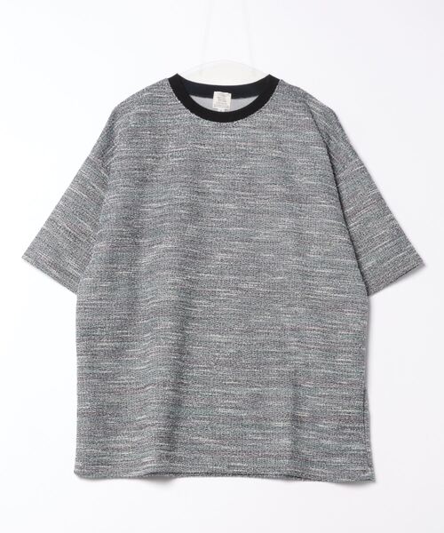 Revo. MIXブークレカットソー半袖Teeシャツ(Tシャツ/カットソー)|Revo.(レボ) Revo. MIXブークレカットソー半袖Teeシャツ(Tシャツ/カットソー)|Revo.(レボ)