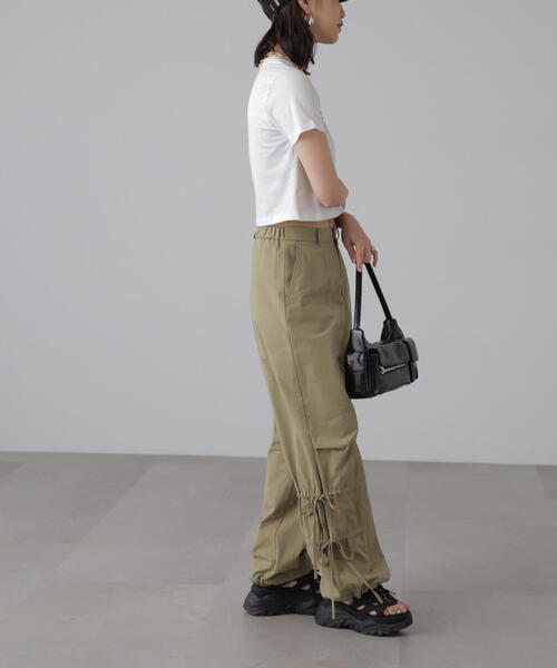 FREE'S MART(フリーズマート)の「ショート丈ロゴTシャツ(Tシャツ/カットソー・レディース・ホワイト/ブラック/ピンク・FREE)」の12枚目の写真