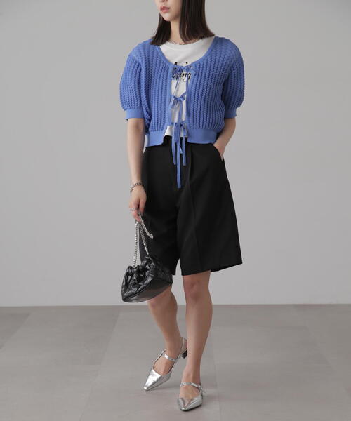 FREE'S MART(フリーズマート)の「ショート丈ロゴTシャツ(Tシャツ/カットソー・レディース・ホワイト/ブラック/ピンク・FREE)」の16枚目の写真