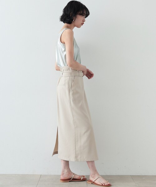 GALLEST（ギャレスト）の「◆箔ラメタンクトップ（タンクトップ・レディース・ホワイト/ゴールド/シルバー・38）」の13枚目の写真