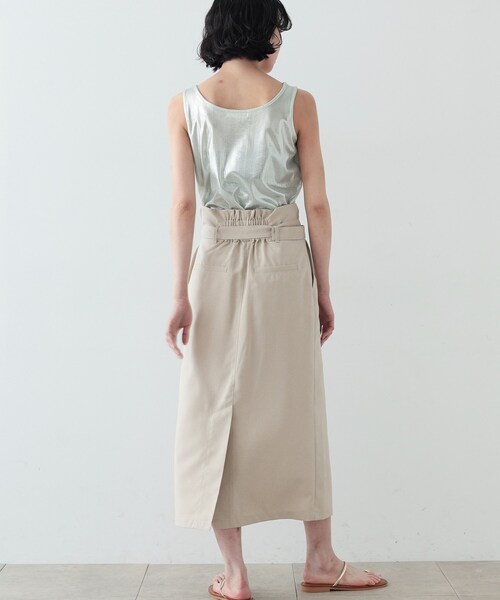 GALLEST（ギャレスト）の「◆箔ラメタンクトップ（タンクトップ・レディース・ホワイト/ゴールド/シルバー・38）」の14枚目の写真