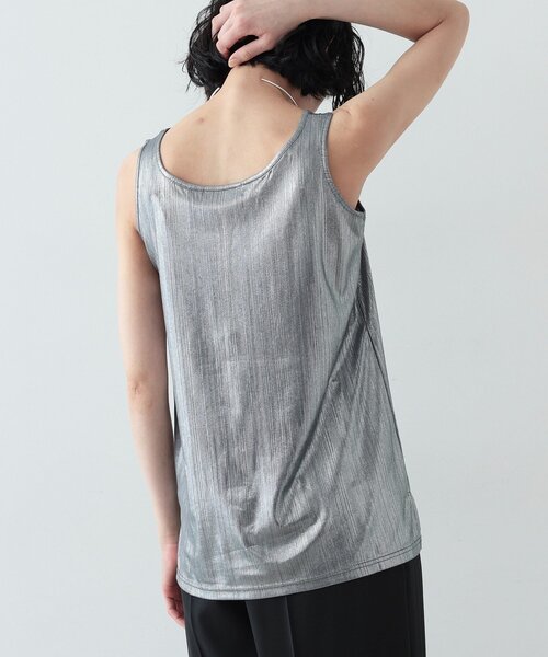 GALLEST（ギャレスト）の「◆箔ラメタンクトップ（タンクトップ・レディース・ホワイト/ゴールド/シルバー・38）」の15枚目の写真