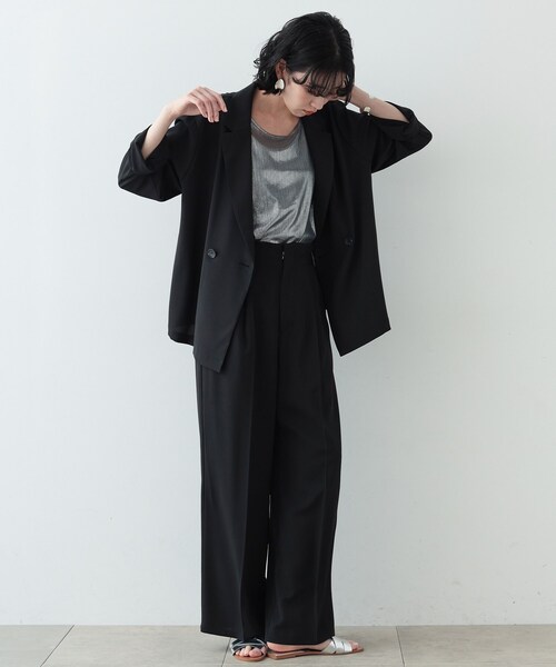 GALLEST（ギャレスト）の「◆箔ラメタンクトップ（タンクトップ・レディース・ホワイト/ゴールド/シルバー・38）」の18枚目の写真