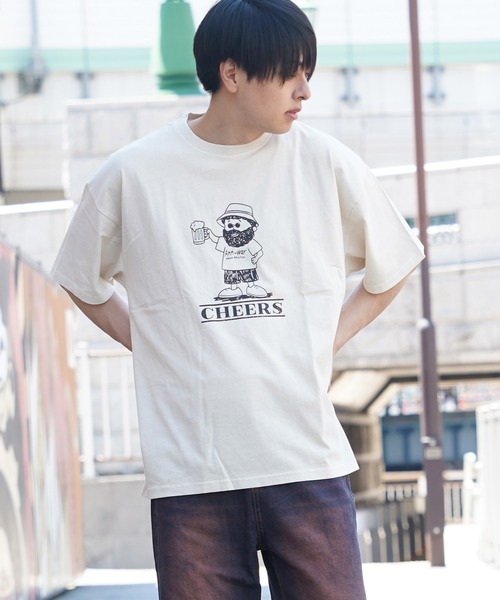 メンズ Tシャツ オーバーサイズ ビッグシルエット ゆったりa0908 JIGGYS SHOP Tシャツ メンズ トップス カットソー 5分袖Tシャツ