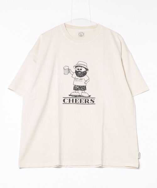 3色 ビックシルエット Tシャツ オーバーサイズ unisex】ピグメント イラストTシャツ / オーバーサイズ Tシャツ