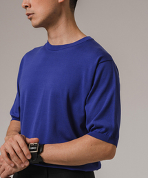 EDIFICE | シルクミックス ニットTシャツ(ニット/セーター)
