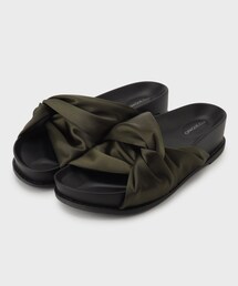 OPAQUE.CLIP | ツイストサテンサンダル(サンダル)