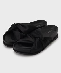 OPAQUE.CLIP | ツイストサテンサンダル(サンダル)