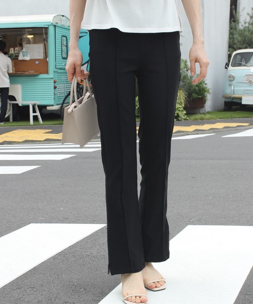 INCEDE（インシード）の「スーパーストレッチパンツ（その他パンツ・レディース・スミクロ/ブラック・M/L/LL/3L）」の9枚目の写真