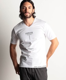 激シルケットロゴプリント半袖Tシャツ
