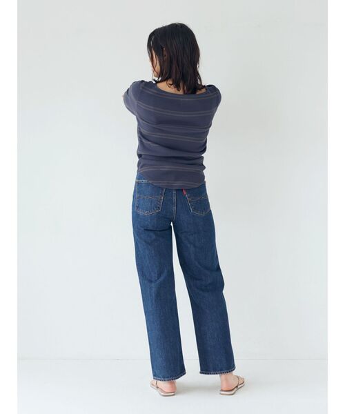 Ungrid（アングリッド）の「フィットロングスリーブTee（Tシャツ/カットソー・レディース・ネイビー/オフホワイト/ボルドー/イエロー・FREE）」の16枚目の写真