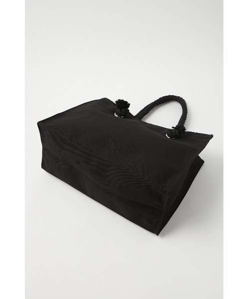 MOUSSY（マウジー）の「MOUSSY SOUVENIR ショッパー（トートバッグ・レディース・ブラック/ホワイト・FREE）」の6枚目の写真