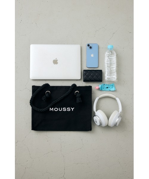 【MOUSSY】スーベニアショッパー*ロゴトート 国内直営店】☆MOUSSY☆ロゴスーベニアショッパー (トートバッグ