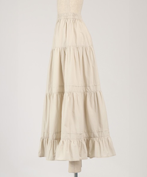 ティアードロングスカート（スカート）｜1chaku.（イッチャク） pattayablatt.com