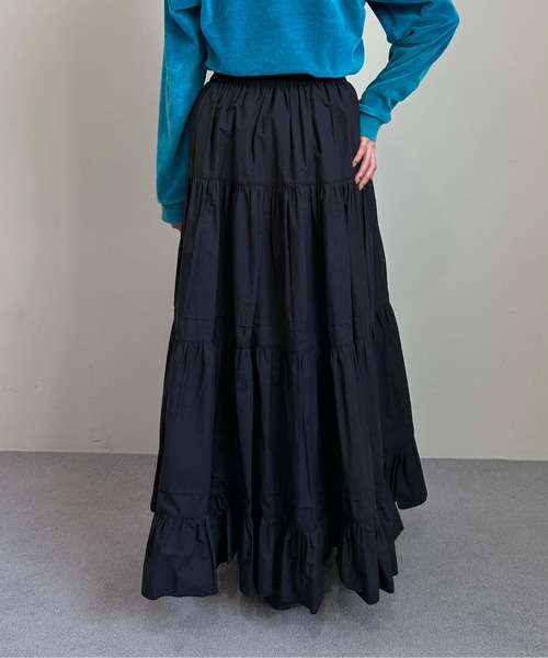 ティアードロングスカート（スカート）｜1chaku.（イッチャク） pattayablatt.com