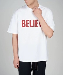 立体ロゴTシャツ/カットソー
