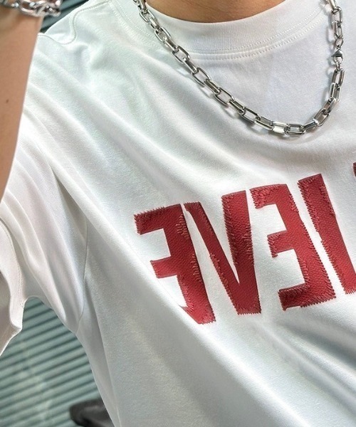 CREARE -LINO-(クレアーレリノ)の「立体ロゴTシャツ/カットソー(Tシャツ/カットソー・メンズ・ホワイト/チャコールグレー/ホワイト系その他/ブラック・LARGE/MEDIUM/M/L)」の7枚目の写真