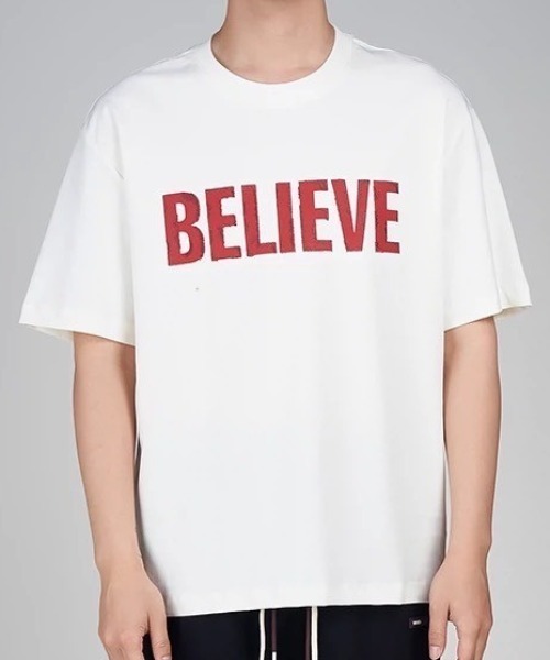 CREARE -LINO-(クレアーレリノ)の「立体ロゴTシャツ/カットソー(Tシャツ/カットソー・メンズ・ホワイト/チャコールグレー/ホワイト系その他/ブラック・LARGE/MEDIUM/M/L)」の5枚目の写真
