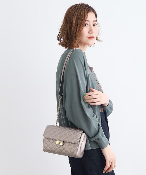 grove（グローブ）の「◆キルトチェーンショルダー（ショルダーバッグ・レディース・ベビーピンク/シルバー系その他/ブラック/ライトグレー・00）」の5枚目の写真