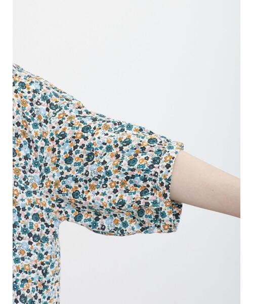 Samansa Mos2(サマンサ モスモス)の「【接触冷感】柄アソートティアードワンピース(ワンピース・レディース・キナリ/オフホワイト/レッド/ブラック/チャコールグレー/ブルー・F)」の21枚目の写真