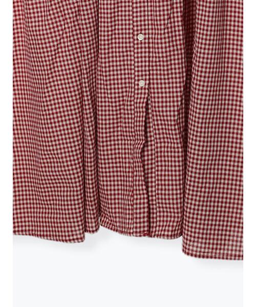 Samansa Mos2(サマンサ モスモス)の「【接触冷感】柄アソートティアードワンピース(ワンピース・レディース・キナリ/オフホワイト/レッド/ブラック/チャコールグレー/ブルー・F)」の11枚目の写真