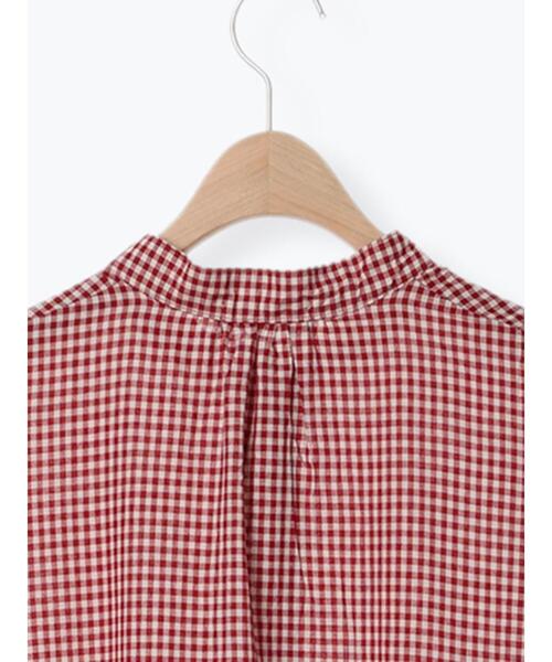 Samansa Mos2(サマンサ モスモス)の「【接触冷感】柄アソートティアードワンピース(ワンピース・レディース・キナリ/オフホワイト/レッド/ブラック/チャコールグレー/ブルー・F)」の12枚目の写真