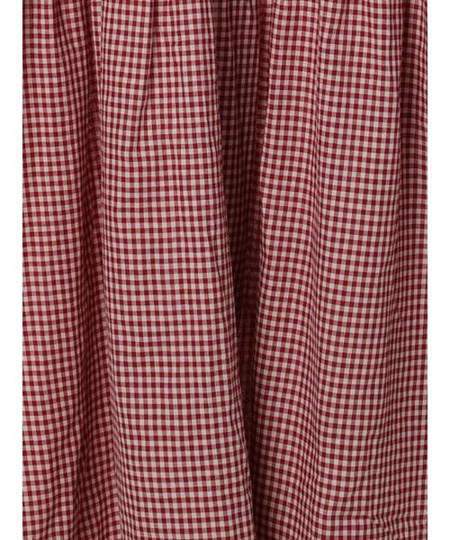 Samansa Mos2(サマンサ モスモス)の「【接触冷感】柄アソートティアードワンピース(ワンピース・レディース・キナリ/オフホワイト/レッド/ブラック/チャコールグレー/ブルー・F)」の13枚目の写真